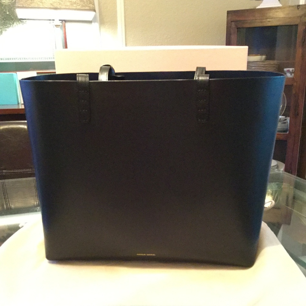 Mansur Gavriel Black Large Tote